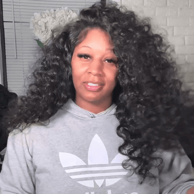 300% Density Fluffy Loose Wave Wig 13x4 Lace Front Human Hair Wigs Pre Plucked HD Lace Frontal Wig - GeetaHair