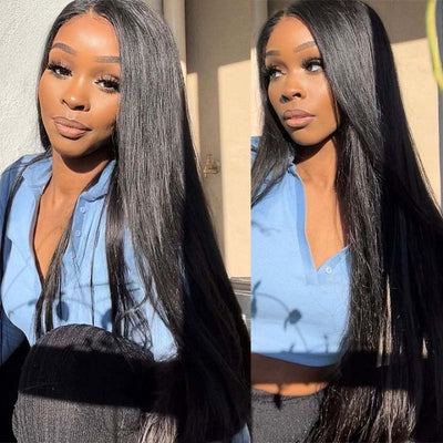 No Code 50% OFF Flash Sale: Glueless 6x4.5 Straight Pre Cut HD Transaparent Lace Human Hair Wigs - Only 2 Days - GeetaHair