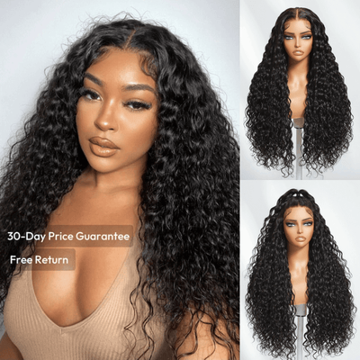 Geeta Hair 250% Density Bouncy Jerry Curly 13x4 Transparent Lace Front Wig Natural 100% Human Hair Wig - GeetaHair