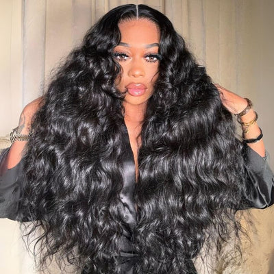 Glueless Wigs Full Loose Wave Wig 13x4 HD Lace Front Wigs Human Hair Pre Plucked Natural Hiarline - Geeta Hair - GeetaHair