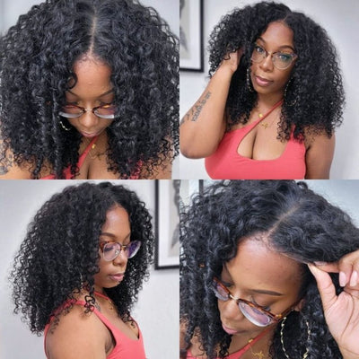 No Code 50% OFF Flash Sale: Glueless 6x4.5 Jerry Curly Pre Cut HD Transaparent Lace Human Hair Wigs - Only 2 Days - GeetaHair