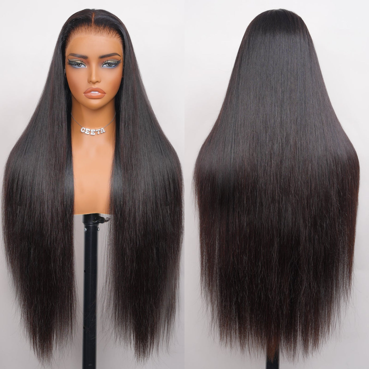 $199 30Inch Straight Hair 13x6 Transparent Lace Glueless Wigs Human Hair 180% Density Flash Sale - GeetaHair