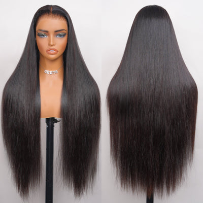 $199 30Inch Straight Hair 13x6 Transparent Lace Glueless Wigs Human Hair 180% Density Flash Sale - GeetaHair