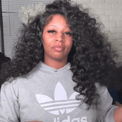 300% Density Fluffy Loose Wave Wig 13x4 Lace Front Human Hair Wigs Pre Plucked HD Lace Frontal Wig - GeetaHair