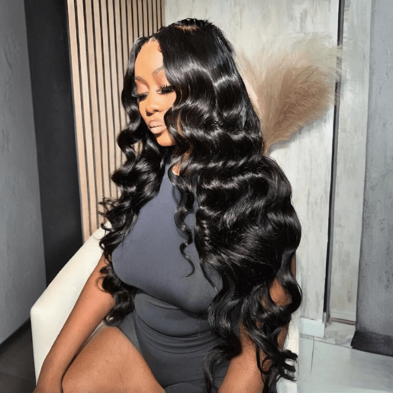 30inch=$199 Tiktokers Recommend 180% Density Body Wave HD Lace Frontal Wig Pre Bleached Glueless Wigs - Geeta Hair - GeetaHair
