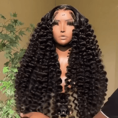 300% Density Loose Wave Glueless Wig 13x4 Lace Front Wigs Human Hair Wig Pre Plucked 100% Human Hair Wigs - GeetaHair