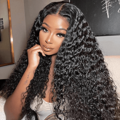 Over $101 Save $100: 13x4/13x6 Transparent Lace Front Deep Wave Human Hair Wigs - Flash Sale - GeetaHair
