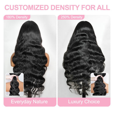 $199 30Inch 180% Density Body Wave Lace Frontal Wig Upgrade Invisi Drawstring Glueless Wigs Flash Sale - GeetaHair
