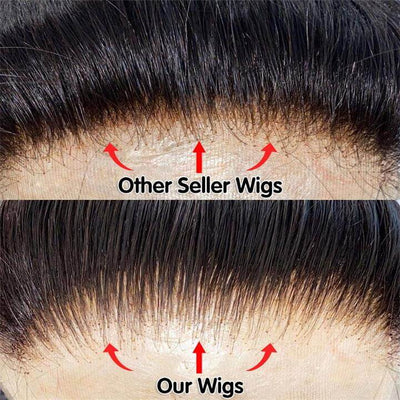 Geeta 6x4 Lace Closure / 13x6 Straight Lace Front Wigs Human Hair 180% Density HD Lace Glueless Wigs - GeetaHair