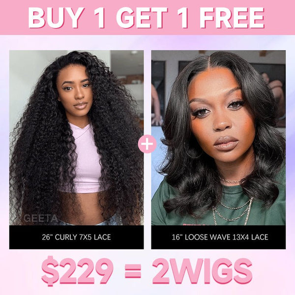 [USA Shipping Address Only] $229 = 2 Wigs | Geeta Bogo Sale 26