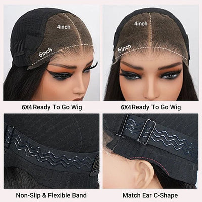 Tax Return Sale Black Curly Hair 13x4 HD Lace Front Wig 100% Virgin Human Hair Wigs Pre Plucked Hairline - Geeta Hair - GeetaHair