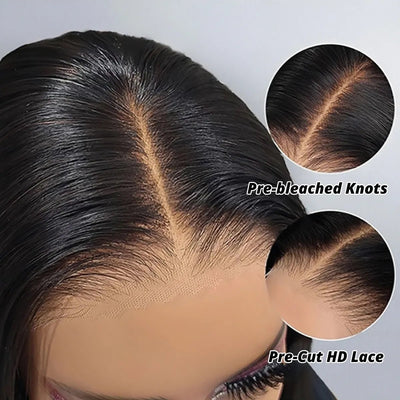 Wear Go Glueless Body Wave Pre Cut HD Transaparent Lace 100% Virgin Human Hair Wigs Wear & Go Pre Plucked Hairline Air Cap Wig - Geeta Hair - GeetaHair