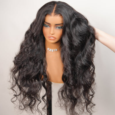 Raw Glueless Wig Bouncy Loose Wave 13x4 / 6x4 Lace Front Human Hair Wigs For Women - GeetaHair