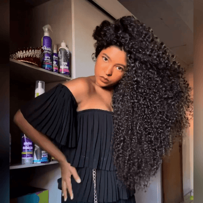 300% Density HD Lace Front Wigs Human Hair 13x4 Curly Wave Lace Front Wigs Human Hair Pre Plucked Bleached Knots Glueless Wigs - GeetaHair