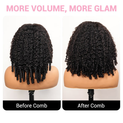 Burmese Curly 13x4 Lace Front Wig 100% Human Hair Wigs Curly Hair Pre Plucked Hairline Flash Sale _product