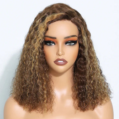 Highlight Glueless Wear Go Wigs 13x4 HD Lace Frontal Wig Ombre Bob Lace Front Wigs - GeetaHair