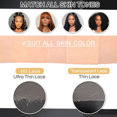 Geeta Natural Crimps Curls Loose Deep Wave HD Lace Frontal Glueless Wig Flash Sale - GeetaHair