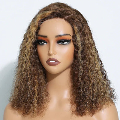 Highlight Glueless Wear Go Wigs 13x4 HD Lace Frontal Wig Ombre Bob Lace Front Wigs - GeetaHair
