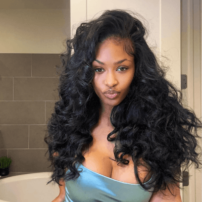 Geeta 300% Density Long Wavy 13x6 Lace Frontal Human Hair Wig 4x6 Pre Cut Glueless Wigs For Black Women - GeetaHair