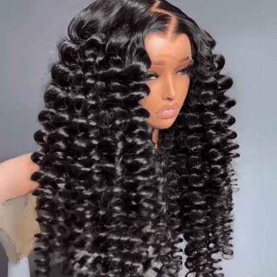 300% Density Loose Wave Glueless Wig 13x4 Lace Front Wigs Human Hair Wig Pre Plucked 100% Human Hair Wigs - GeetaHair