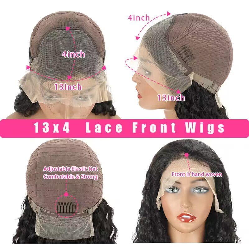 Geeta Brazilian Body Wave Hair 13x4/13x6 HD Transparent Lace Frontal Wig Pre Plucked Hairline Best Human Hair Wig - GeetaHair