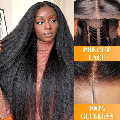 Glueless Wear Go 13x4/6x4.5 Body Wave/Loose Deep Wave/Curly/Kinky Straight Pre Cut HD Transaparent Lace Human Hair Wigs With Breathable Cap Air Wig - Geeta Hair - GeetaHair