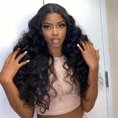 Loose Wave 13x4 HD Lace Front Wig Pre Plucked Hairline With Baby Hair 150% Density - Geeta Hair - GeetaHair