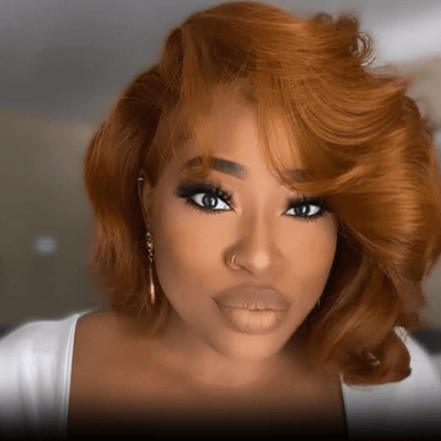 Ginger Orange Wear And Go Glueless Bob Wig Body Ocean Wave 13x4 Lace Front Pre Plucked Human Wigs - GeetaHair