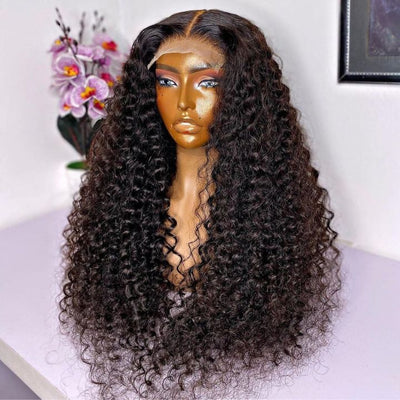 Bogo Sale $369= 28" T1B/2/4 Straight Wig + 24" Deep Wave Wig - GeetaHair