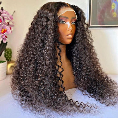 Bogo Sale $369= 28" T1B/2/4 Straight Wig + 24" Deep Wave Wig - GeetaHair