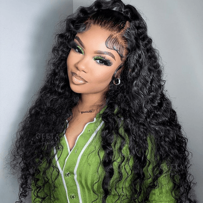 Over $101 Save $100: 13x4/13x6 Transparent Lace Front Deep Wave Human Hair Wigs - Flash Sale - GeetaHair