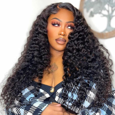 No Code 50% OFF Flash Sale: Glueless 6x4.5 Deep Wave Pre Cut HD Transaparent Lace Human Hair Wigs - Only 2 Days - GeetaHair
