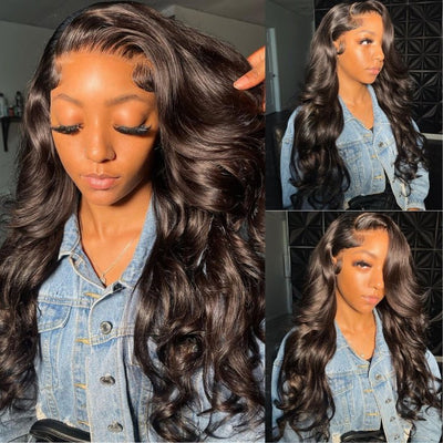 No Code 50% OFF Flash Sale: Glueless 6x4.5 Body Wave Pre Cut HD Transaparent Lace Human Hair Wigs - Only 2 Days - GeetaHair