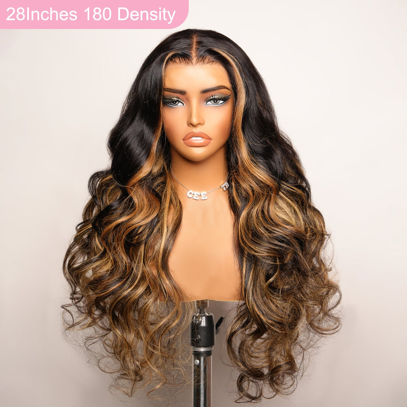 Loose Wave 13x4 Lace Front Wig Highlight Blonde 100% Human Hair Wigs Pre Plucked Hairline Daily Deal - GeetaHair