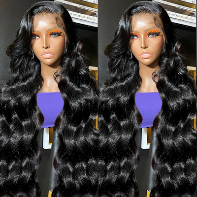 $199=30inch 13x4 HD Lace Front Loose Deep Wave Glueless Human Hair Wig Long Loose Wave HD Lace Wigs No Code Needed - GeetaHair