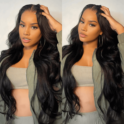 30inch=$199 Tiktokers Recommend 180% Density Body Wave HD Lace Frontal Wig Pre Bleached Glueless Wigs - Geeta Hair - GeetaHair