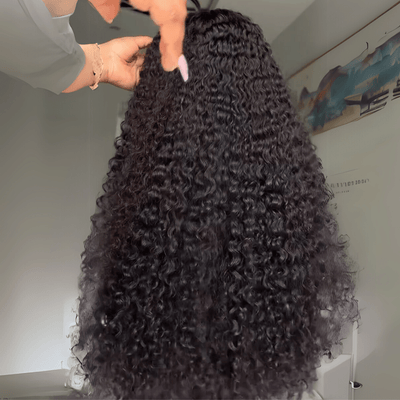 Geeta 300% Density Put On And Go Glueless Spanish Curly 13x4 Lace Front Pre Plucked 100% Human Hair Wigs - GeetaHair