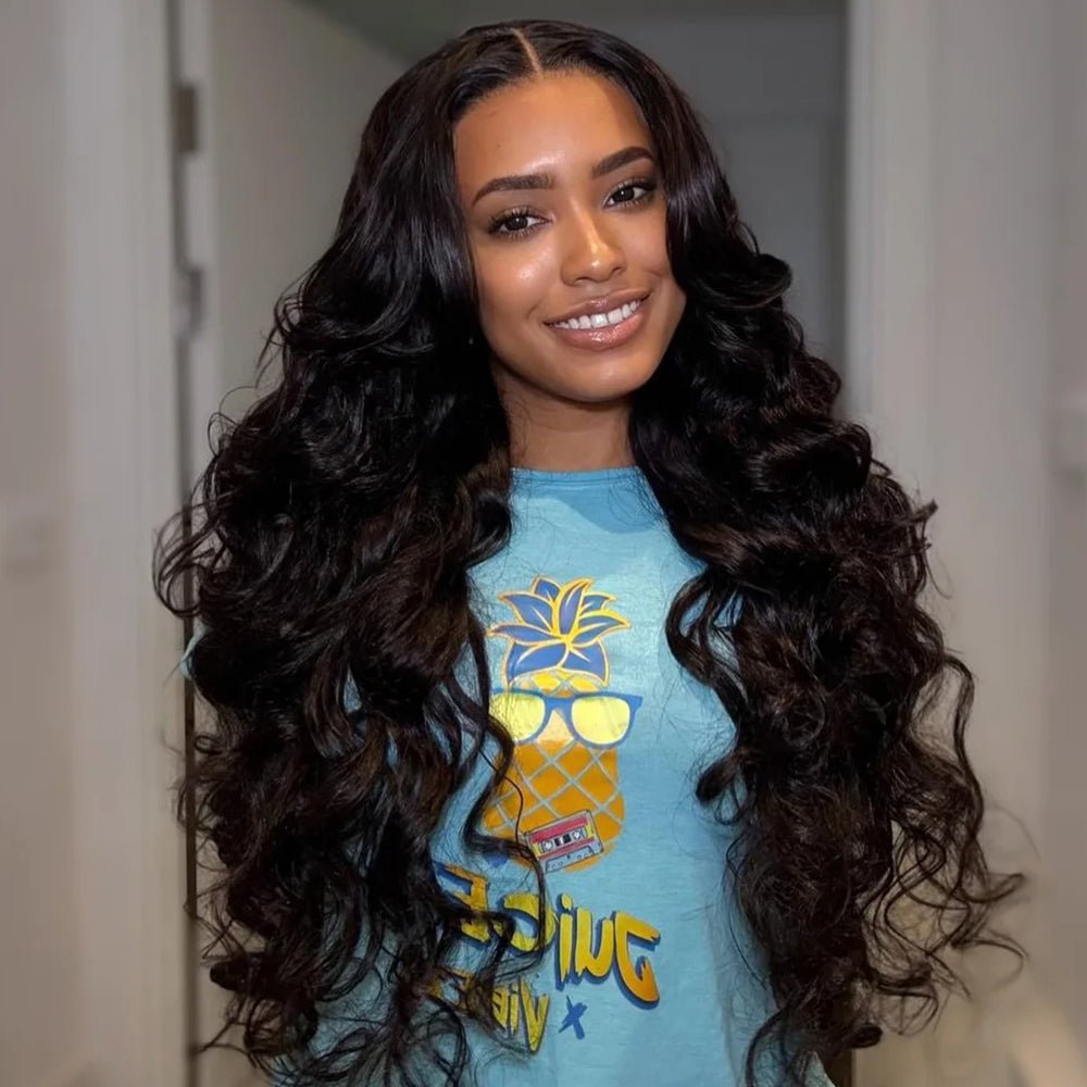 250% Density Loose Body Wave with Bangs – GeetaHair