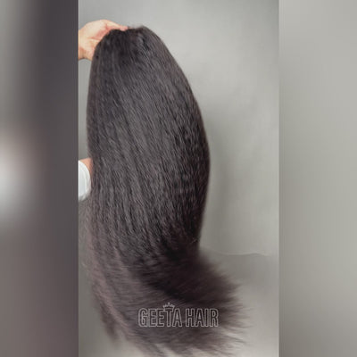 kinky straight wig 13x4 _video