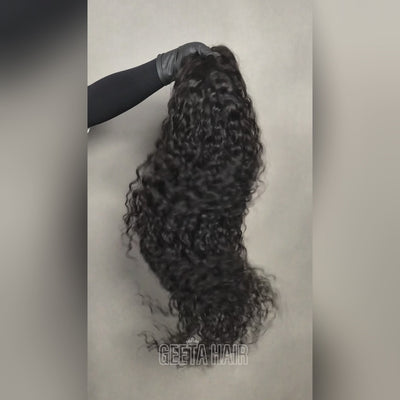 Water wave lace front wig_video