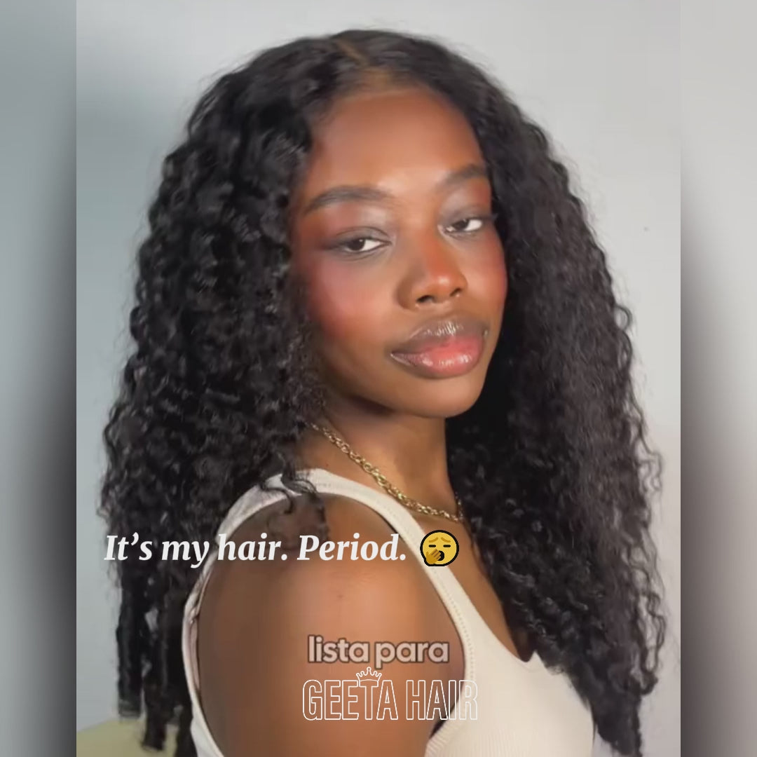 Burmese Curly 13x4 Lace Front Wig 100% Human Hair Wigs Curly Hair Pre Plucked Hairline Flash Sale