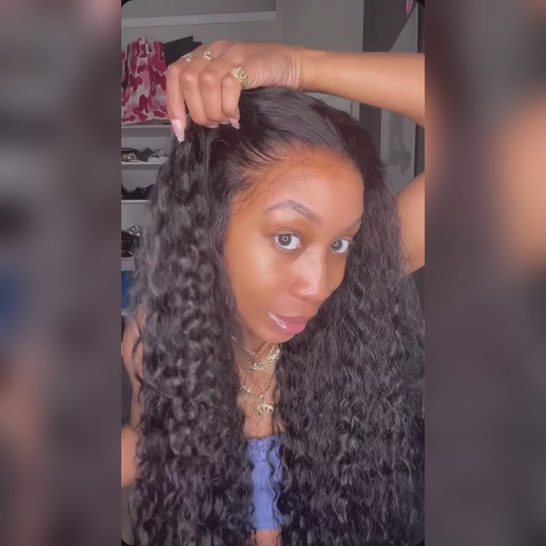 Before-After Wig Transformation: Instant Fullness & Curl Definition Enhancement. 250% Visual Density Boost_video