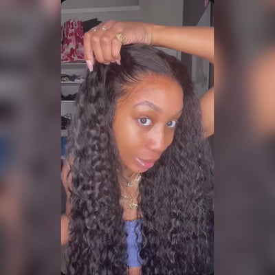 Before-After Wig Transformation: Instant Fullness & Curl Definition Enhancement. 250% Visual Density Boost_video