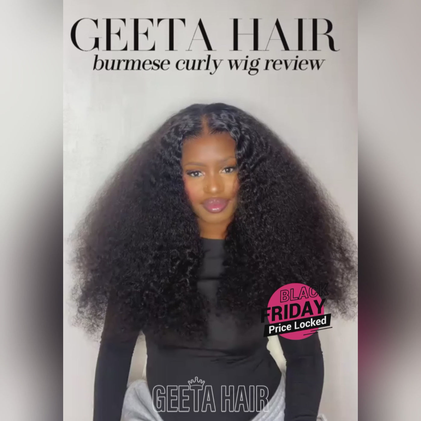 Burmese Curly 13x4 lace front wig_video