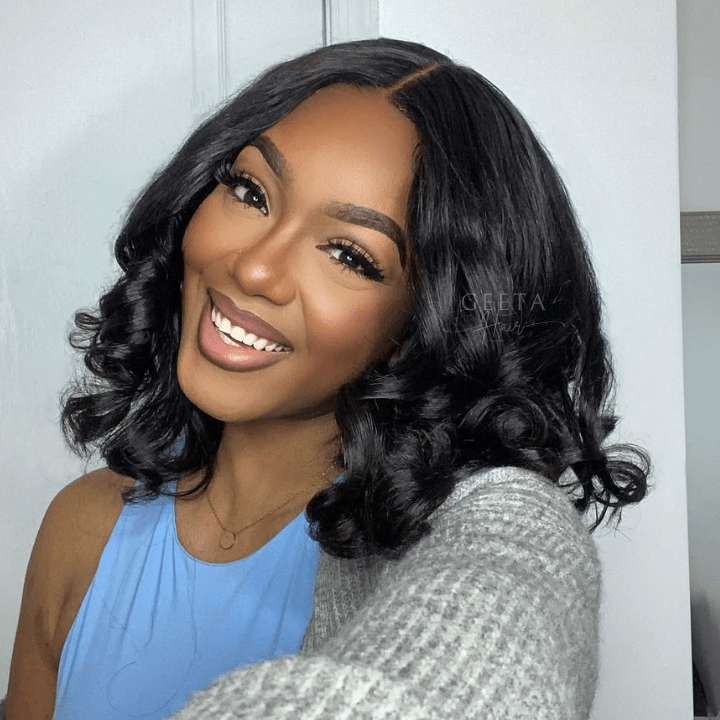 Loose Body Wave Pre Plucked Glueless Human Hair Wig Wear & Go Beginner Friendly Wigs 180% Density - GeetaHair - GeetaHair
