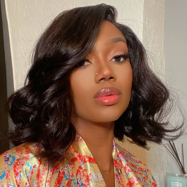 Flash Sale Short Body Wave Human Hair Wigs Glueless C - shaped Side Part Bob Wigs - Geeta Hair - GeetaHair