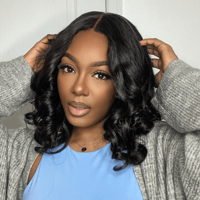 Loose Body Wave Pre Plucked Glueless Human Hair Wig Wear & Go Beginner Friendly Wigs 180% Density - GeetaHair - GeetaHair