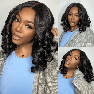 Loose Body Wave Pre Plucked Glueless Human Hair Wig Wear & Go Beginner Friendly Wigs 180% Density - GeetaHair - GeetaHair
