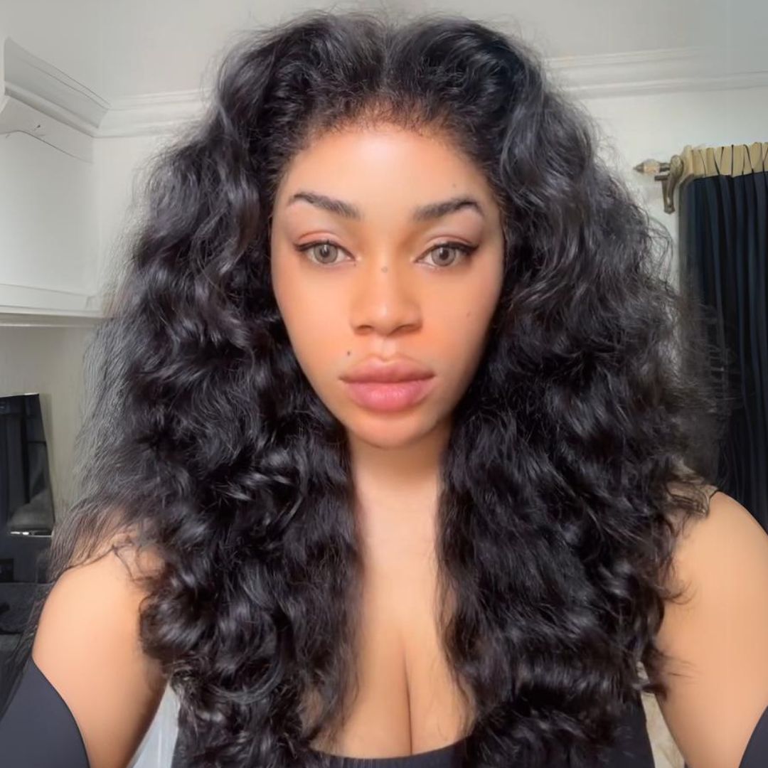 Type 4C Edges Wig Loose Wave Glueless Wigs 13x4 Undetectable Lace Human Hair Wigs With Kinky Baby Hairline - GeetaHair
