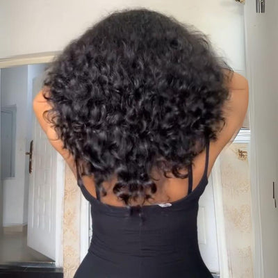 Type 4C Edges Wig Loose Wave Glueless Wigs 13x4 Undetectable Lace Human Hair Wigs With Kinky Baby Hairline - GeetaHair